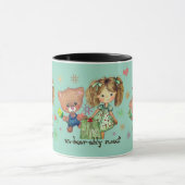 Mug Insupportable Sweet Teddy Bear et une fille Turquo (Centre)