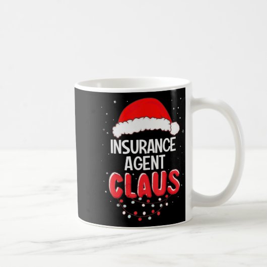 Mug Insurance Agent Santa Claus Christmas Matching Cos (Droite)