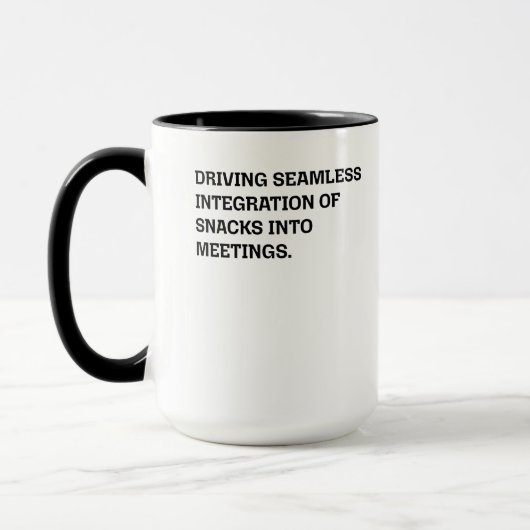 Mug Intégration transparente des collations réunions d (Gauche)