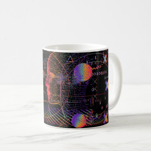 Mug Intelligence artificielle et conception de la réal (Devant droit)