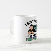 Mug Intelligence artificielle Faits Conception de l'Hu (Devant gauche)