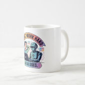 Mug Intelligence Artificielle Travailler plus intellig (Devant droit)