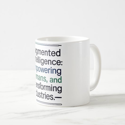 Mug Intelligence Augmentée - Donner du pouvoir aux hum (Devant droit)