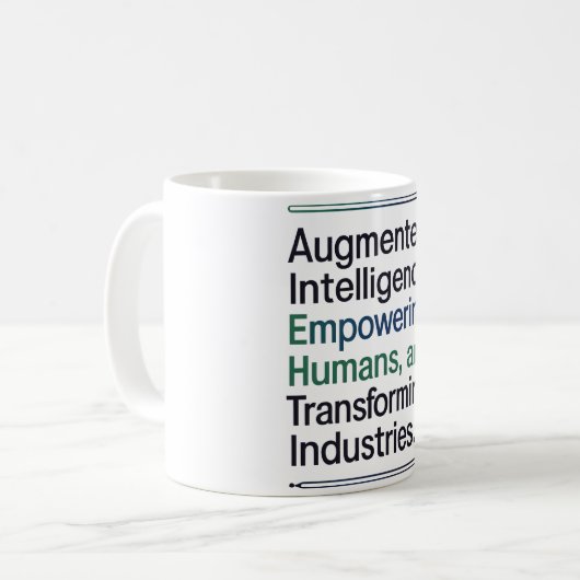 Mug Intelligence Augmentée - Donner du pouvoir aux hum (Devant gauche)