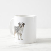 Mug Intelligence du Berger Australien Blue Merle (Devant gauche)