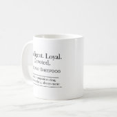 Mug Intelligence et Loyauté du Berger des Shetland (Devant gauche)