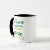 Mug Intelligence Naturelle Amusante Typographie Vintag (Devant gauche)