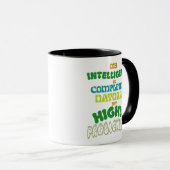 Mug Intelligence Naturelle Amusante Typographie Vintag (Devant droit)