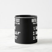 Mug Intelligence Test Say Eye Map Ness (Centre)