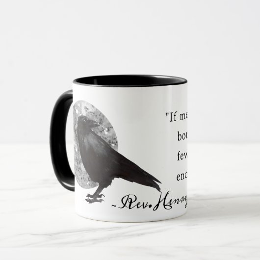 Mug Intelligent comme la boue des corbeaux (Devant gauche)
