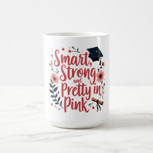 Mug Intelligent, fort et joli en rose