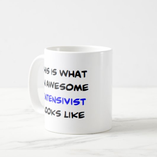 Mug intensiviste, génial (Devant gauche)