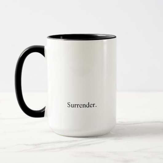 Mug Intention "reddition " (Gauche)