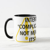 MUG INTENTIONNELLEMENT "COMPLIQUÉ" NE SIGNIFIE PAS "IN (Gauche)