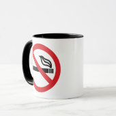 Mug Interdiction de fumer (Devant gauche)