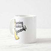 Mug Interdiction des livres de bananes (Devant gauche)