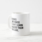 Mug Interdire les livres pour que les enfants blancs n (Devant gauche)