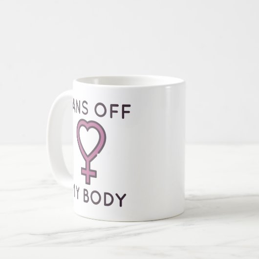 Mug Interdire Mon Corps (Devant gauche)