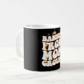 Mug Interdit des groupes de mères drôle de fête des mè (Devant gauche)