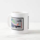 Mug INTERFLUG - Compagnie aérienne nationale de DDR, A (Devant gauche)