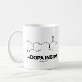 Mug Intérieur de L-Dopa (molécule chimique de (Gauche)