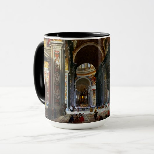 Mug Intérieur de la basilique Saint-Pierre, Rome (Devant gauche)