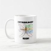 Mug Intérieur d'entomologiste (anatomie de moustique) (Gauche)