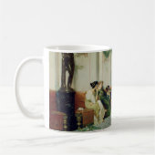 Mug Intérieur du bâtiment romain avec figures (Gauche)