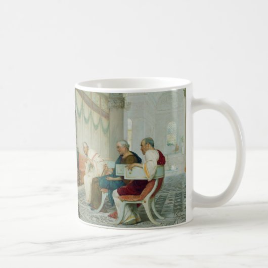 Mug Intérieur du bâtiment romain avec figures (Droite)