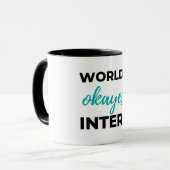 Mug Intern 2 le plus Okayest dans le monde (Devant gauche)