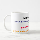 Mug international chaud de jus d'haricot (Gauche)