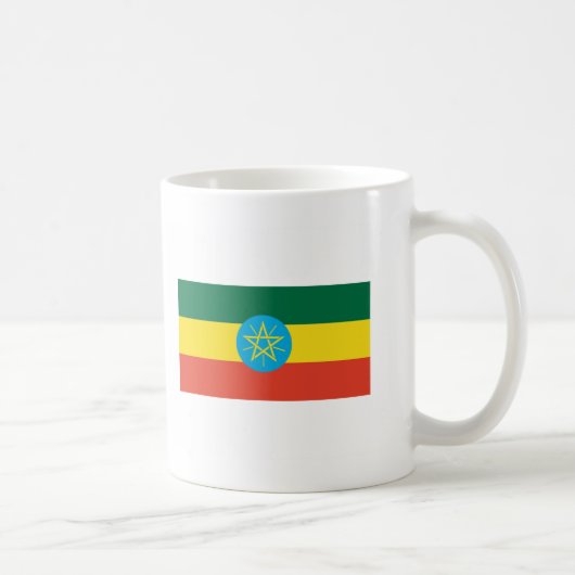 Mug International de DRAPEAU de l'Ethiopie (Droite)