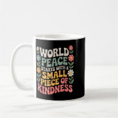 Mug International Peace Day Insring World Kindness Day (Gauche)