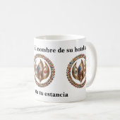 Mug International Unity Flame with World Flags Emblem  (Devant droit)