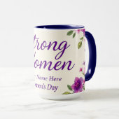 Mug International Women's Day Elegant Script (Devant droit)