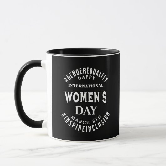 Mug International Women's Day | March 8th Equality (Gauche)