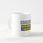 Mug Internistes...Plus intelligents (Devant gauche)