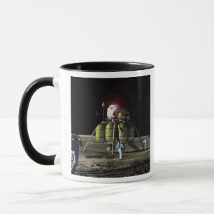 Mug Interprétation d'artiste d'un nouveau vaisseau