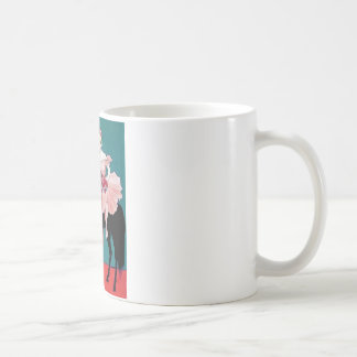 Mug Interprète de cirque vintage avec un cheval noir