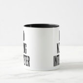 Mug Interprète de travail difficile (Centre)