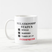 Mug Interprète du statut de relation (Gauche)