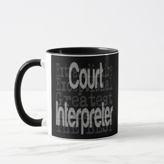 Mug Interprète du tribunal Extraordinaire (Gauche)