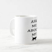 MUG INTERROGEZ-MOI AU SUJET DE MON CAT (Devant gauche)