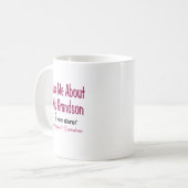 Mug Interrogez-moi au sujet de mon petit-fils (Devant gauche)