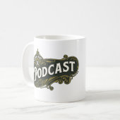 Mug Interrogez-moi au sujet de mon Podcast. (Devant gauche)