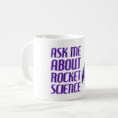 Mug Interrogez-moi au sujet des études spatiales (Devant gauche)