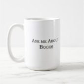 Mug Interrogez-moi au sujet des livres (Gauche)