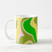 Mug Intertwined Color Waves with Soft Curves (Gauche)