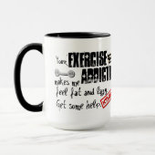 Mug Intervention de dépendance d'exercice (Gauche)