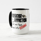 Mug Intervention de dépendance d'exercice (Devant gauche)